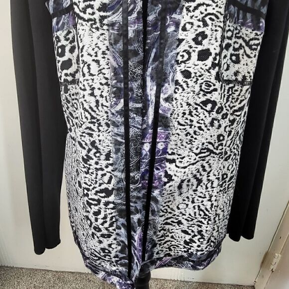 Plus Size Chico's Black & White Jacket - Picture 11 of 13